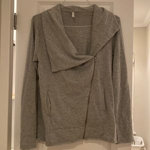 Very cozy z supply grey zip up